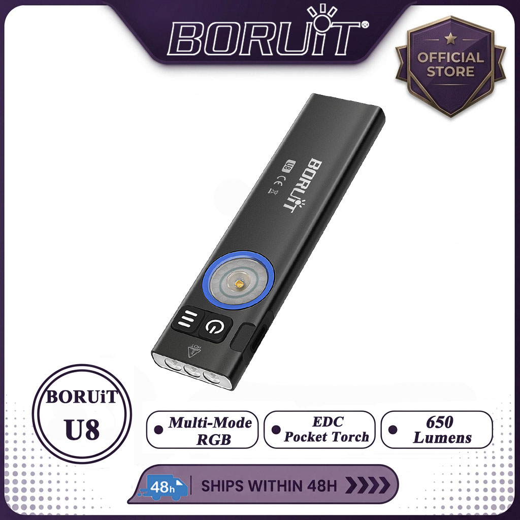 BORUiT U8 650LM EDC LED懐中電灯 タイ - Cycling To Work のレビューと価格