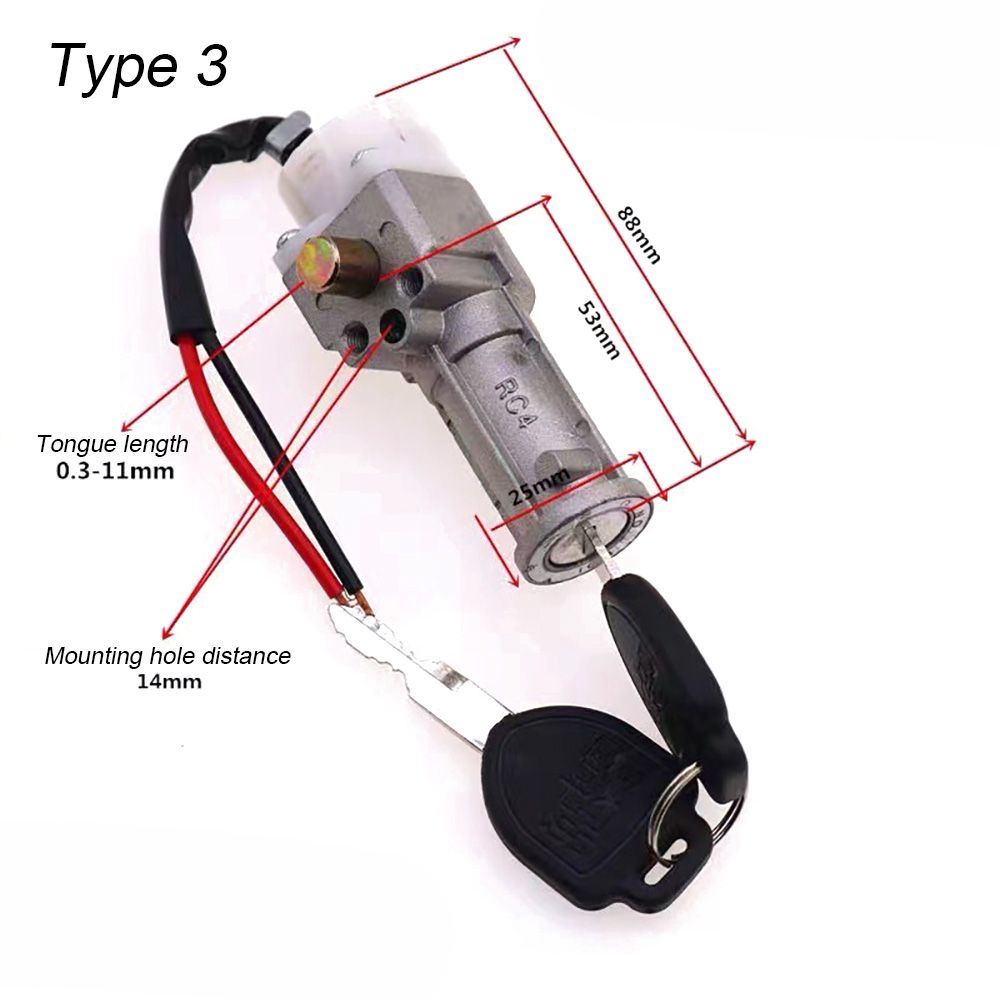 2つのキー,電動自転車充電器,スイッチ,ユニバーサルスクータ - Commuter Bike Lock のレビューと価格