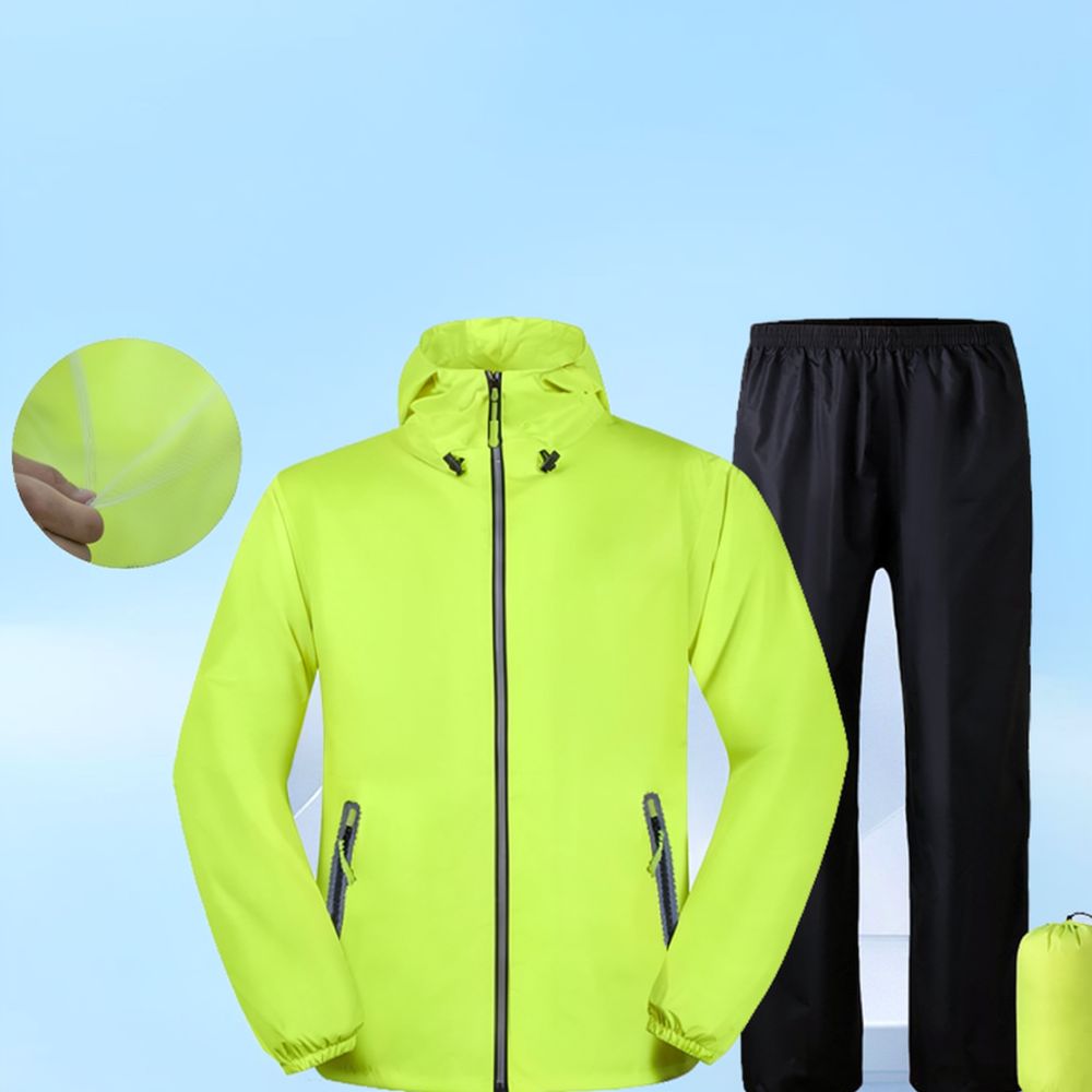 耐久性に優れた防水レインスーツ。通気性の良い分割式レインコー - Cycling Commute Pants のレビューと価格