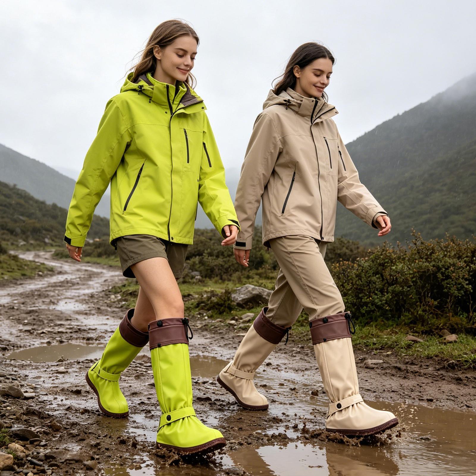 レインブーツカバー、ジッパー付き、再利用可能、滑り止め加工、 - Cycling Commute Shoes のレビューと価格