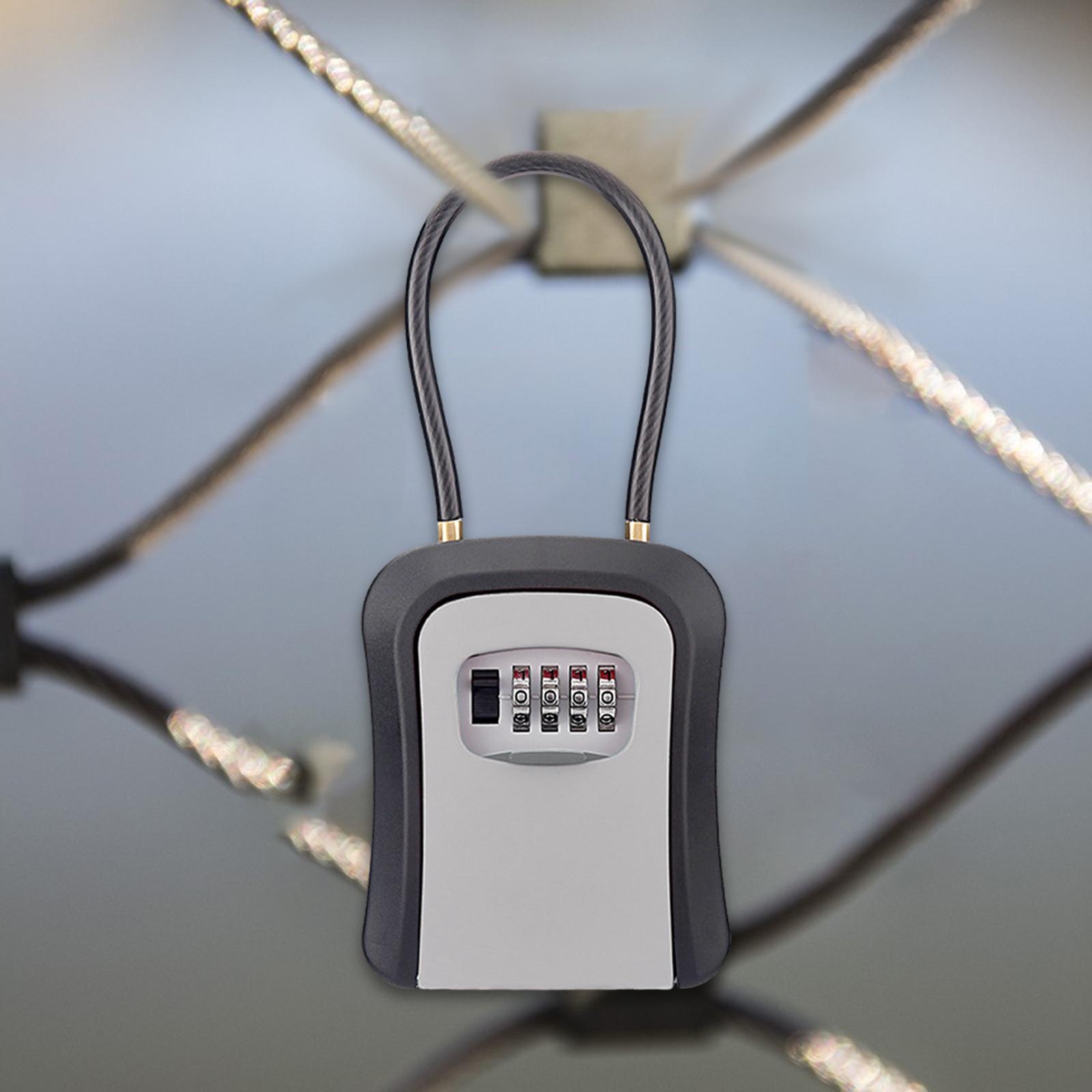 4桁の組み合わせのキーロックボックス,取り外し可能なチェーン - Chain Lock Combination のレビューと価格